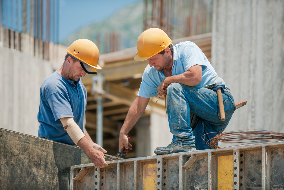 construction workers injured and covered by workers compensation